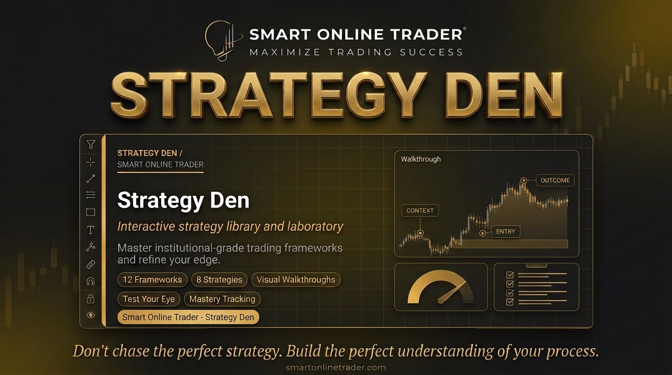 Strategy Den - interactive strategy library and laboratory