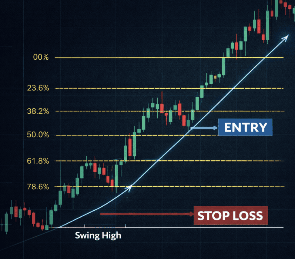 Learn how to master the Fibonacci trading strategy to improve entry precision, manage risk, and trade trending markets with greater structure and confidence.