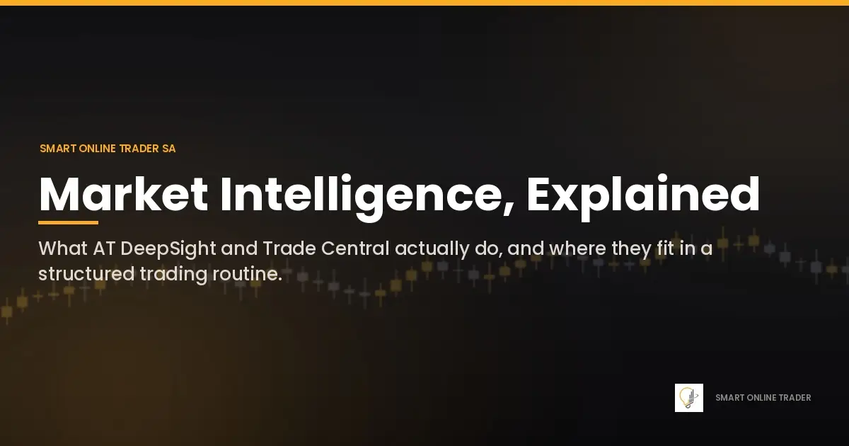 Smart Online Trader: Market Intelligence Explained: AT DeepSight and Trade Central